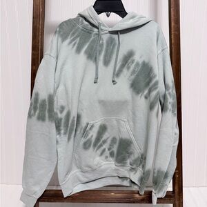 OPB Original Paperbacks Hand-Dyed Tie Dye Men's Pullover Hoodie Sweatshirt Small